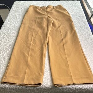 C by One Tan Wide-Leg Trousers